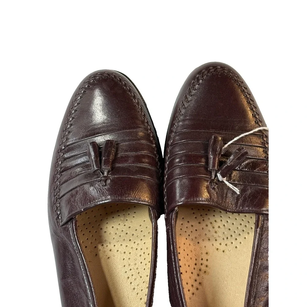 Vintage Stacy Adams Oxford Dress Shoes Mens 8 Oxblood